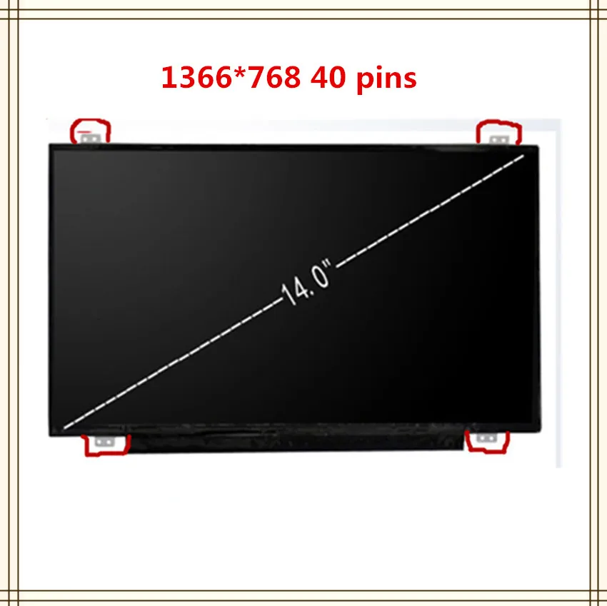 Новый тонкий светодиодный экран 14 0 LTN140AT06 LTN140AT08 LTN140AT11 LTN140AT20 M140NWR1 BT140GW03 CLAA140WB01A