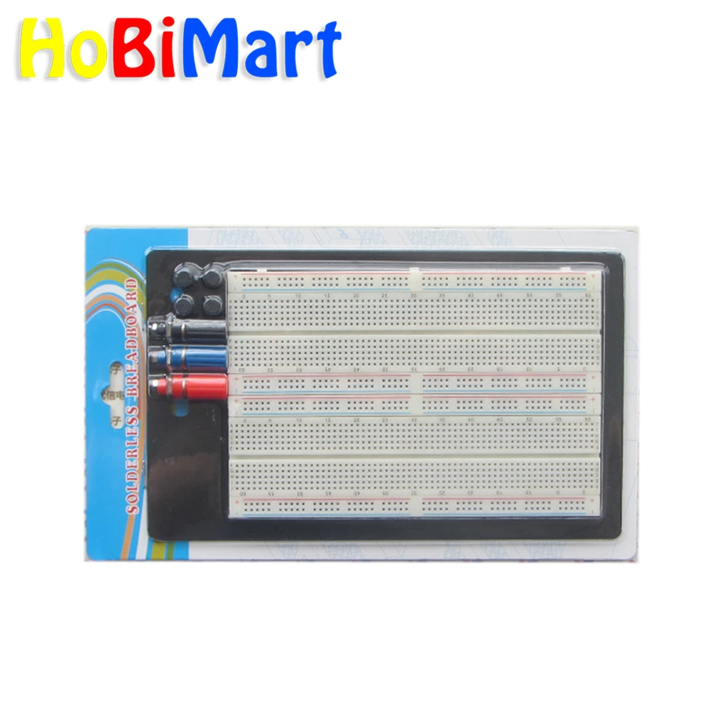 HoBiMart непаянная макетная плата 4Bus тестовая печатная Tie point 1660 ZY 204 # nvp013|circuit