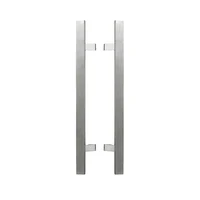 Free Shipping Entrance Door Handle 30*15*600mm Glass Doors Stainless Steel Pull Handle For Entry/Front Wooden/Metal Door HM73