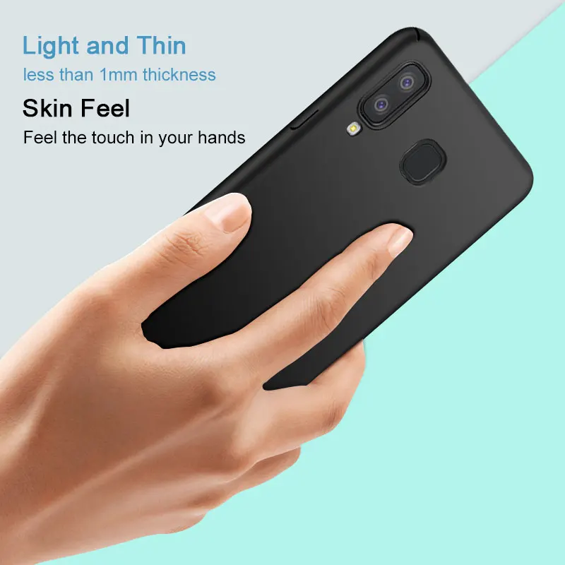 IMAK Марка для samsung Galaxy A9 Star G8850 Case Jazz осязания кожи ультра-тонкий жесткий PC задняя
