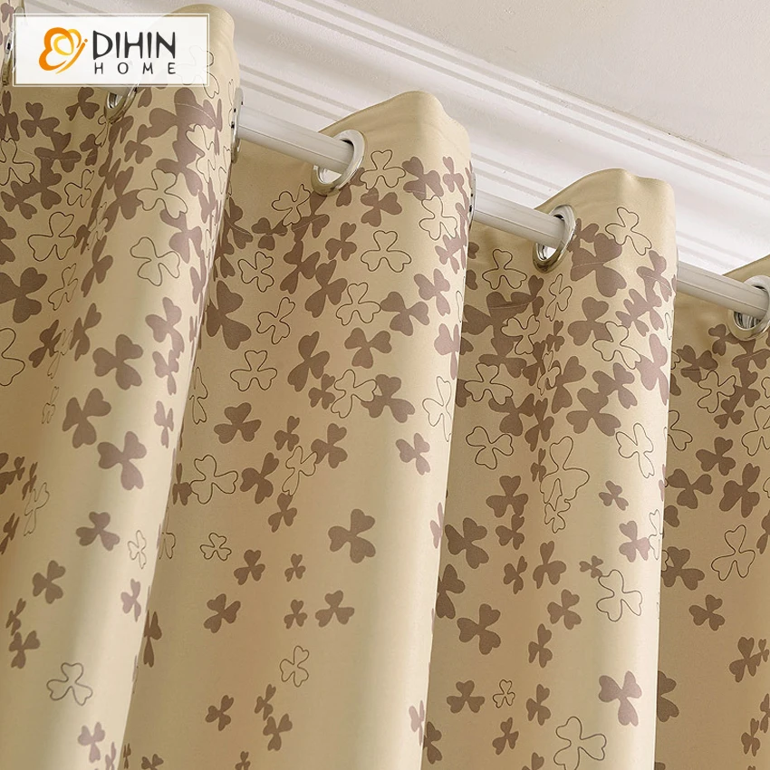 Занавеска садовая с цветочным принтом s-занавеска из ткани для гостиной | Дом и