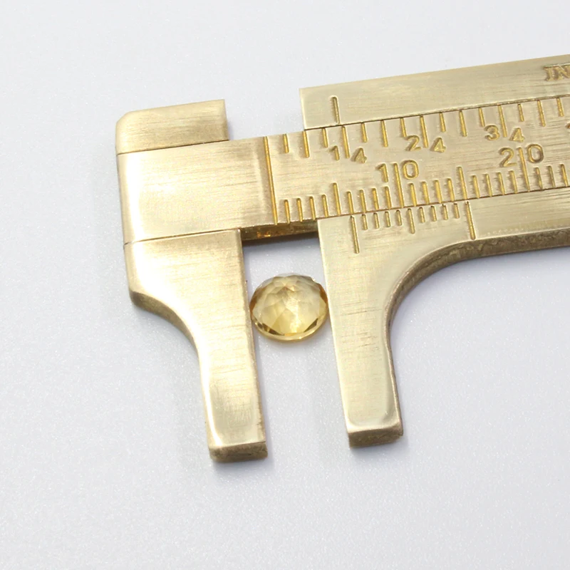 Настоящий натуральный цитрин свободный драгоценный камень 5 мм и 6 Круглый