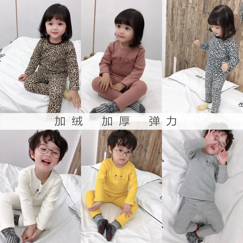 Коллекция 2018 года зимняя детская одежда Корейская для маленьких мальчиков и