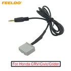 FEELDO 20 шт. для Honda CRV Civic Crider AUX жгут 3,5 мм разъем Штекерный стерео аудио кабель провод для ПК IPOD MP3 чехол 2,0