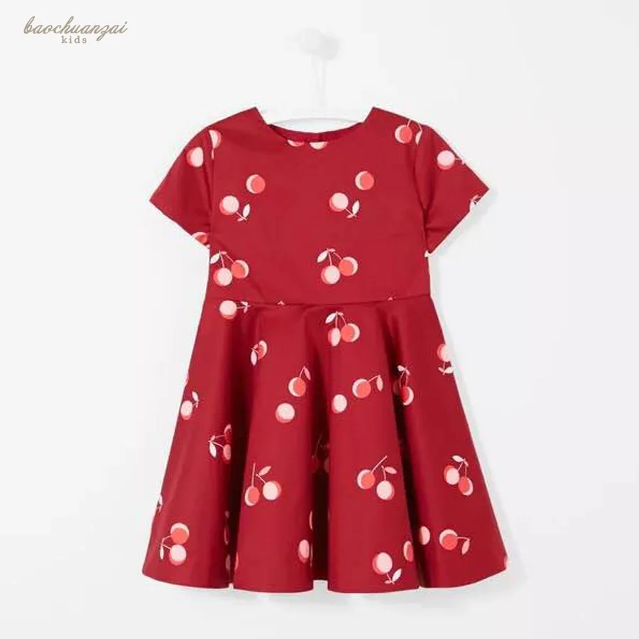 Girls Dress 2019 Summer Baby Girl Clothes Kids Dresses for Costume Animal Pattern Princess Vestidos | Детская одежда и обувь