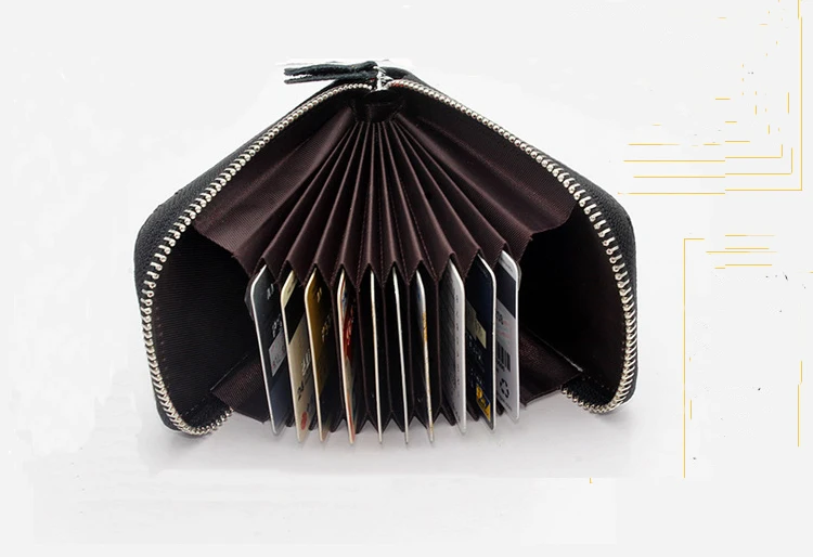 Модные бумажники из натуральной кожи для мужчин и женщин кредитницы держатели