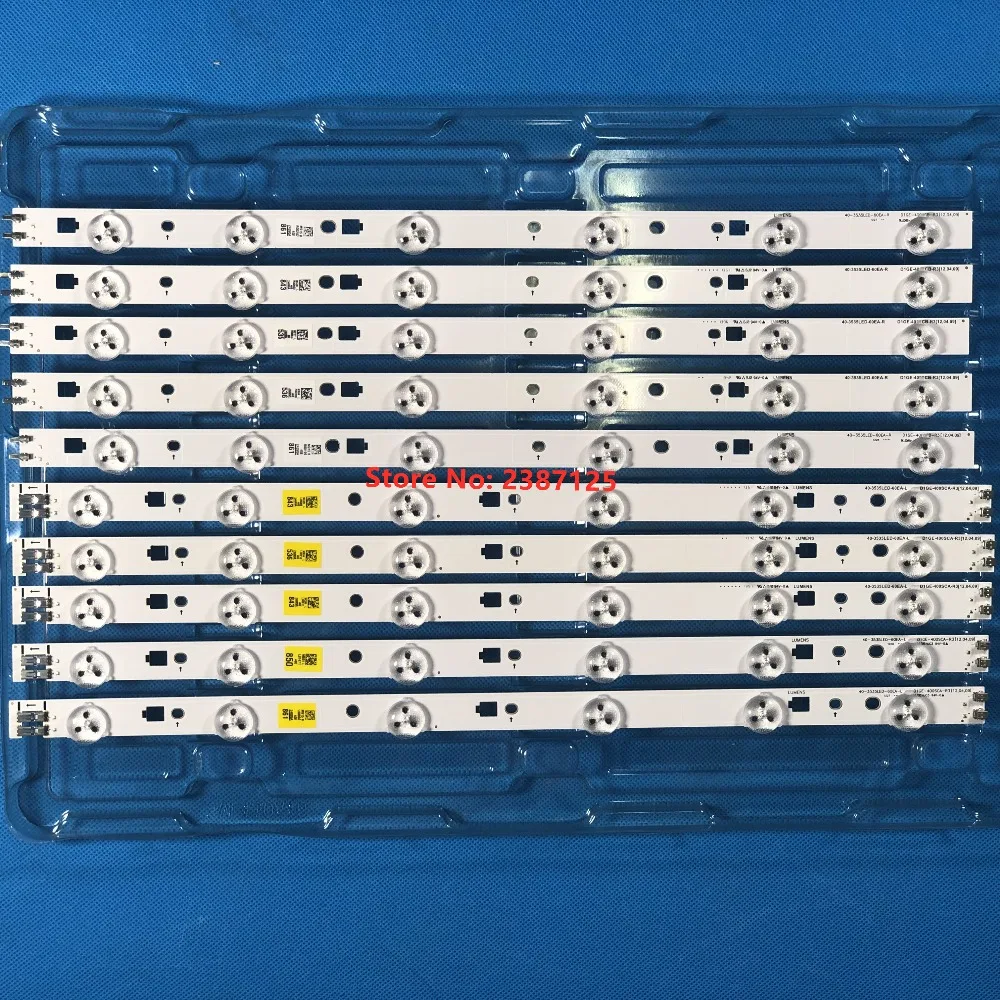10 шт/комплект светодиодный Подсветка UE40EH6030 UA40EH5080R 40 3535 60EA L/R D1GE 400SCA R3 400SCB 2012SVS40 3228