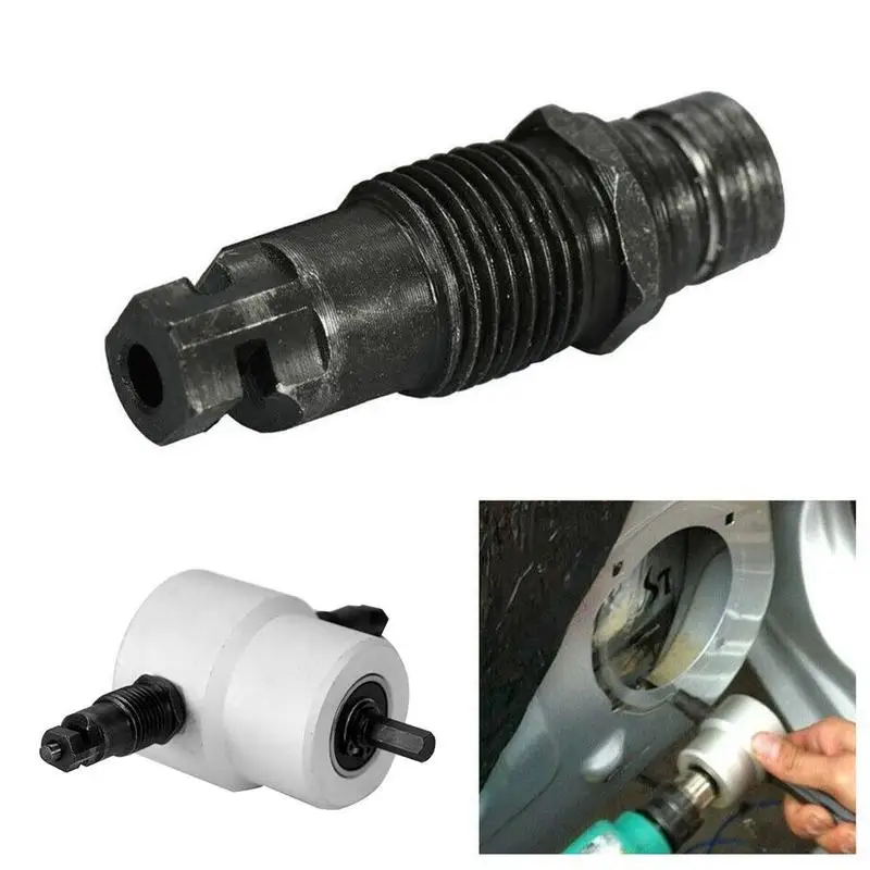 

Metal Cutting Attachment Fitting Electric Double Head Sheet Metal Cutting Nibbler Saw Drill Attachment Hot