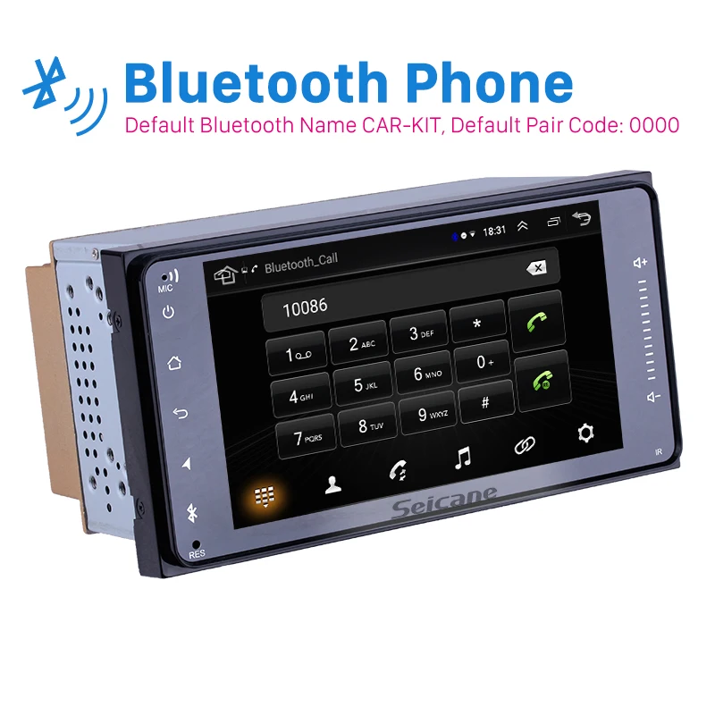 Автомобильный мультимедийный плеер Seicane 7 &quot GPS 2Din Android 9 1 для TOYOTA RAV4 2001-2008 /Camry 2006 2007