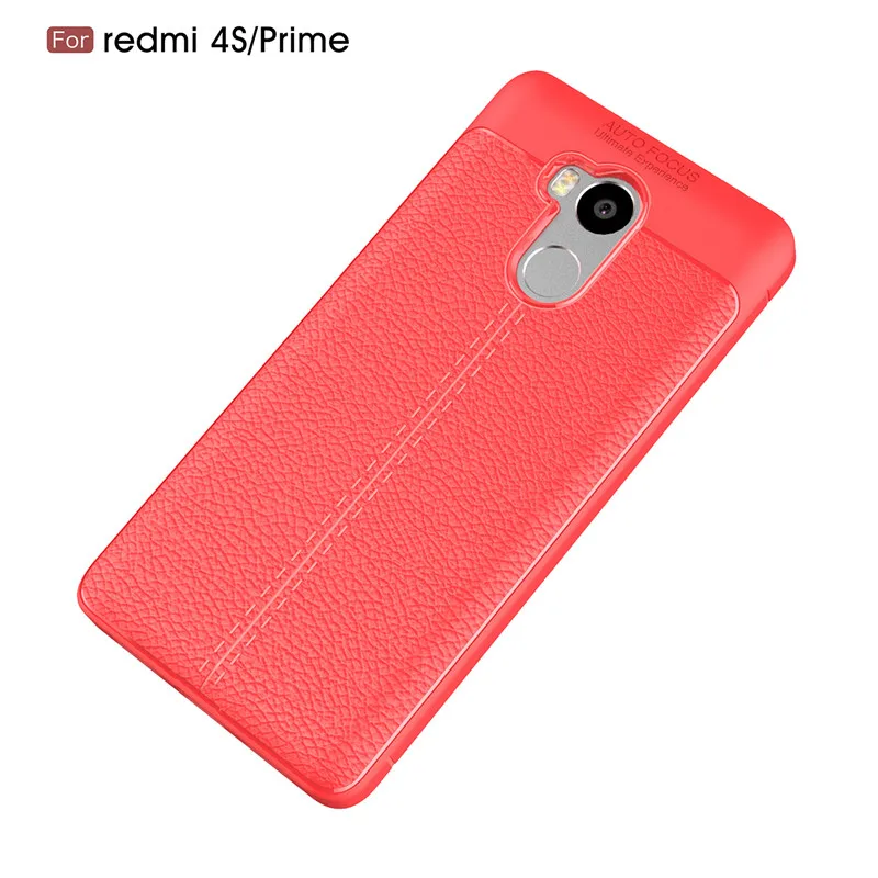 Для Xiaomi Redmi 4 Pro Prime чехол Litchi кожаный зернистый чехол из термополиуретана и силикона чехол s для Xiaomi Redmi 4 Pro Prime 3GB версия