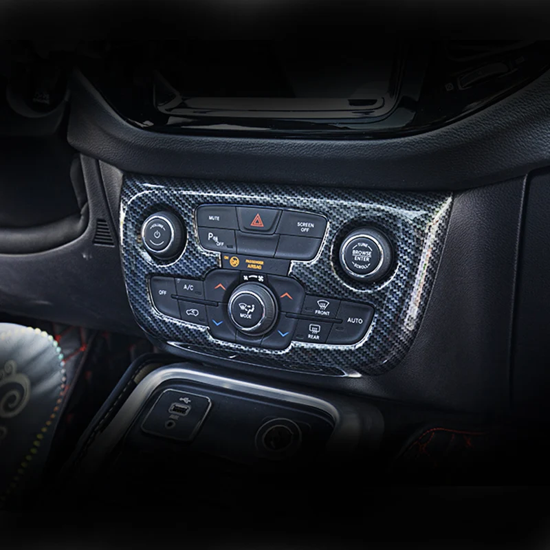 Для Jeep Compass 2017 2018 2019 2020 ABS хромированные аксессуары для интерьера автомобильный