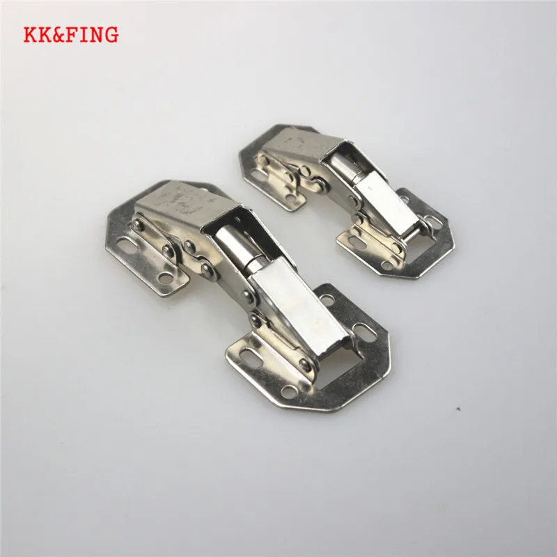 KK &amp FING 3-дюймовые 4-дюймовые шарниры для шкафа без сверления 90-градусная петля в