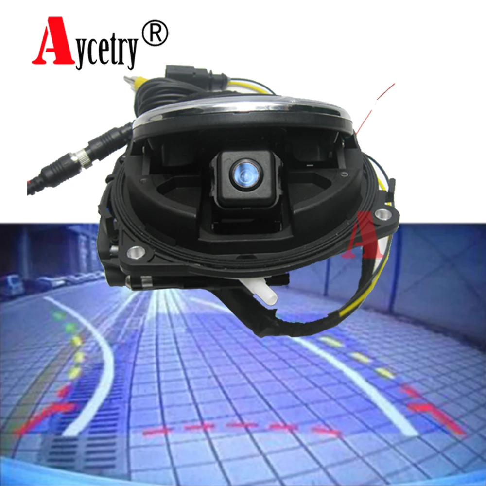 Aycetry CCD HD Автомобильный флип логотип обратный Камера для Volkswagen VW Golf 7/Note 5/6 MK6 Passat B6 CC B7 B8 эмблема заднего вида Камера RGB CVBS
