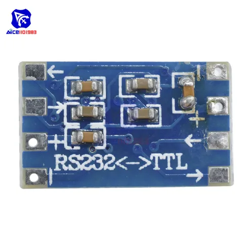 Плата модуля преобразователя с последовательным портом Mini RS232 на TTL, 10 шт./лот, MAX3232 115200bps DC 3-5V для Arduino