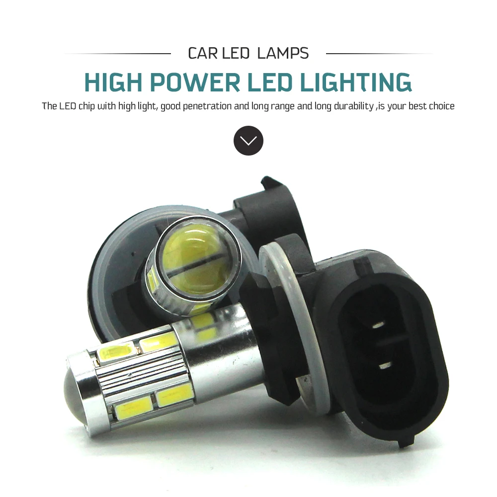 Modifygt 4pcs Signal Light 880 881 Led Bulb For Cars H27W/2 H27W2 Auto LED light car styling Fog 12V 24V motocycle auto | Автомобили и - Фото №1