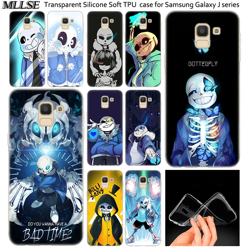 Лидер продаж мягкий силиконовый чехол Undertale Sans для Samsung Galaxy J2Pro J4 J6 J8 2018 J3 J5 J7 2016 2017EU