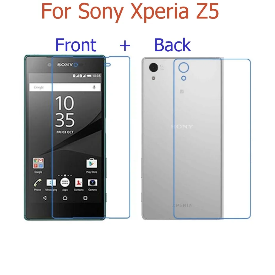 (Передняя и задняя) HD прозрачная глянцевая матовая пленка для Sony xperia Z L36H Z1 L39H Z2 Z3 Z4