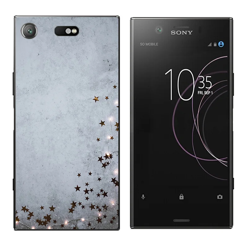 4 6 'чехол для Sony Xperia XZ1 Compact чехлы телефонов с треугольным принтом Z1 мягкий