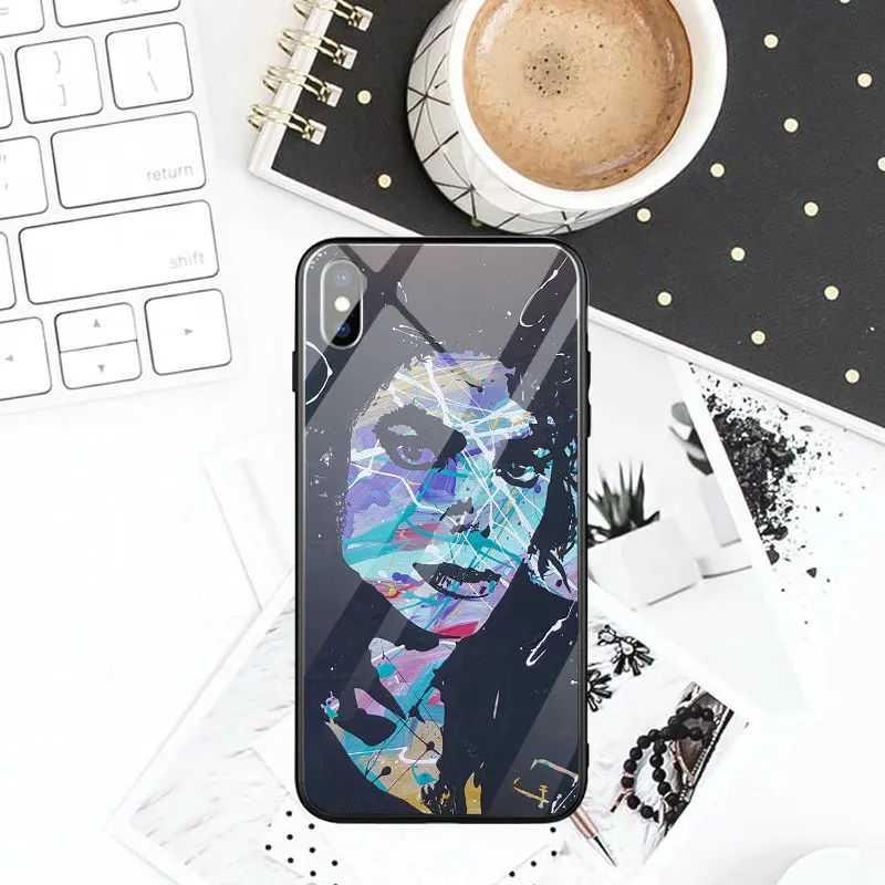 Закаленное стекло мобильный телефонные чехлы для iPhone 6 6S plus 7 плюс 8 X XR XS Max Coque в