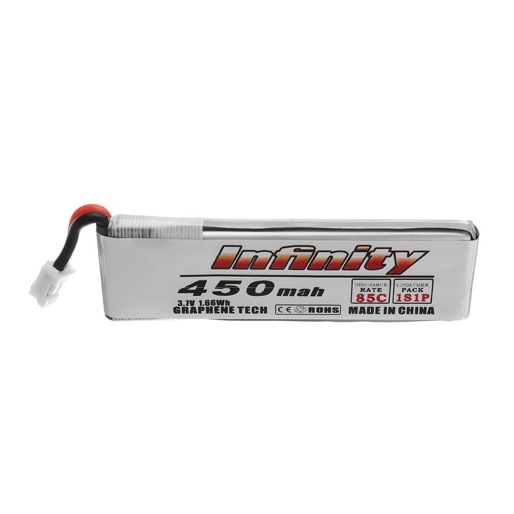 AHTECH 3 7 V 8 450mAh 85C 1S перезаряжаемая литиевая Lipo батарея с вилкой PH2.0 для RC беспилотные