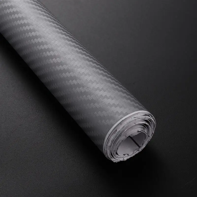 3D рулон углеродного волокна самодельная наклейка для автомобиля украшение 30x127