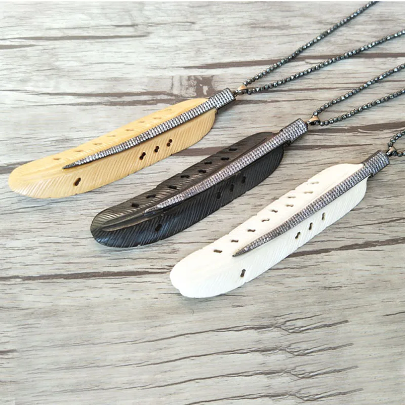 

Ожерелье из Гематитовых бусин, 5 нитей, уникальный кулон в виде листьев и кость быка, кулон из циркония с микро-ПАВЕ, хрустальные ожерелья в с...