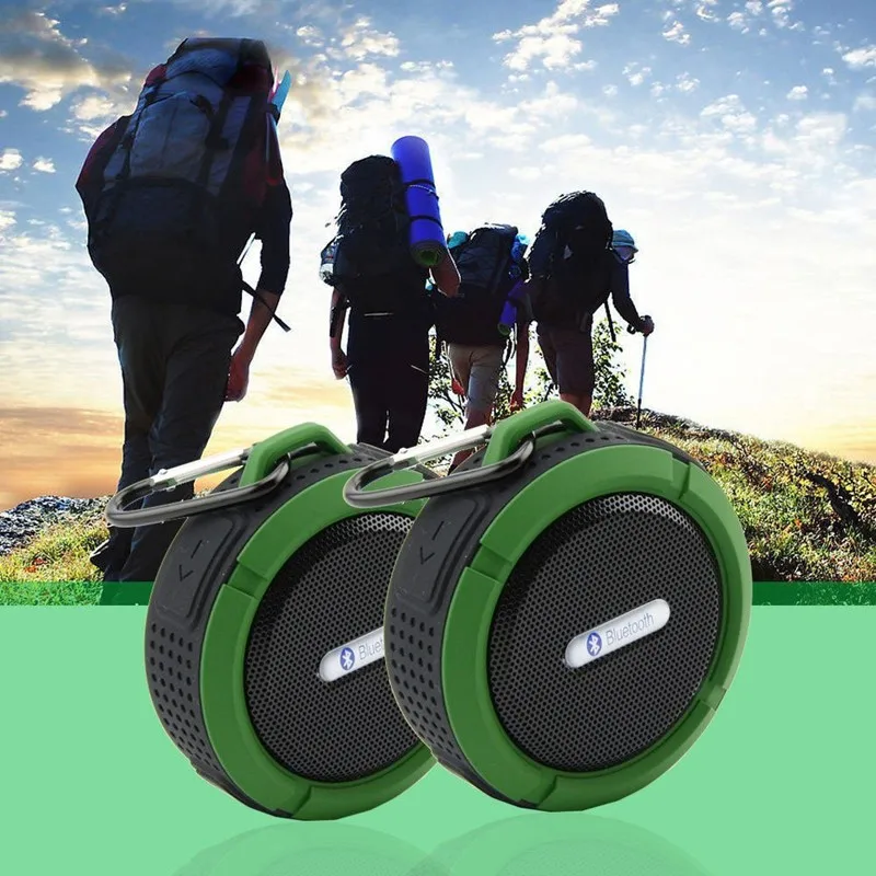 C6 Водонепроницаемый Открытый Bluetooth динамик TF беспроводной музыкальный громкий динамик портативный динамик s Душ велосипедный динамик для велосипеда ванная комната