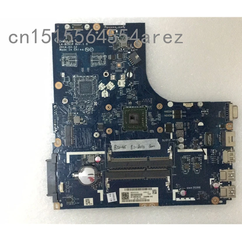 

Новый оригинальный ноутбук lenovo ideapad B50-45 материнская плата UMA E1-6010 LA-B291P 5B20G37223