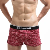 new seobean mens cotton loose male shorts comfortable home pajama pants shorts aro plus size shorts