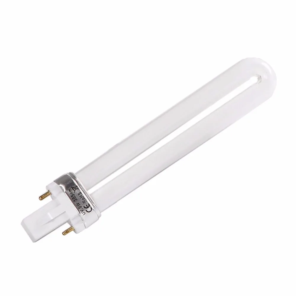 Professional U-shaped 365nm Nail Art UV Gel Dryer 9W Light Lamp Tube Replacement Curing Manicure Tool hot |