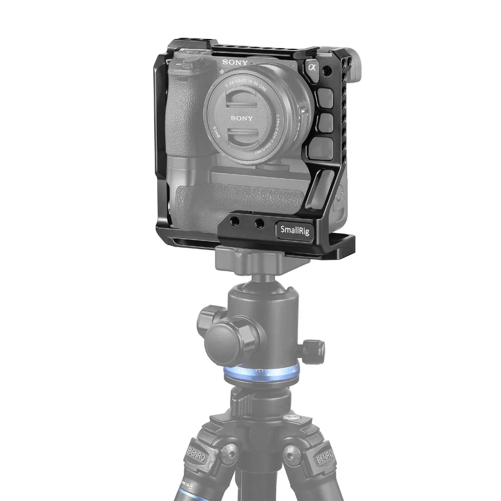 SmallRig A6400 клетка DSLR камера клетка для sony A6000/A6300/A6400/A6500 С Meike MK-A6300/A6500 батарейный блок 2268