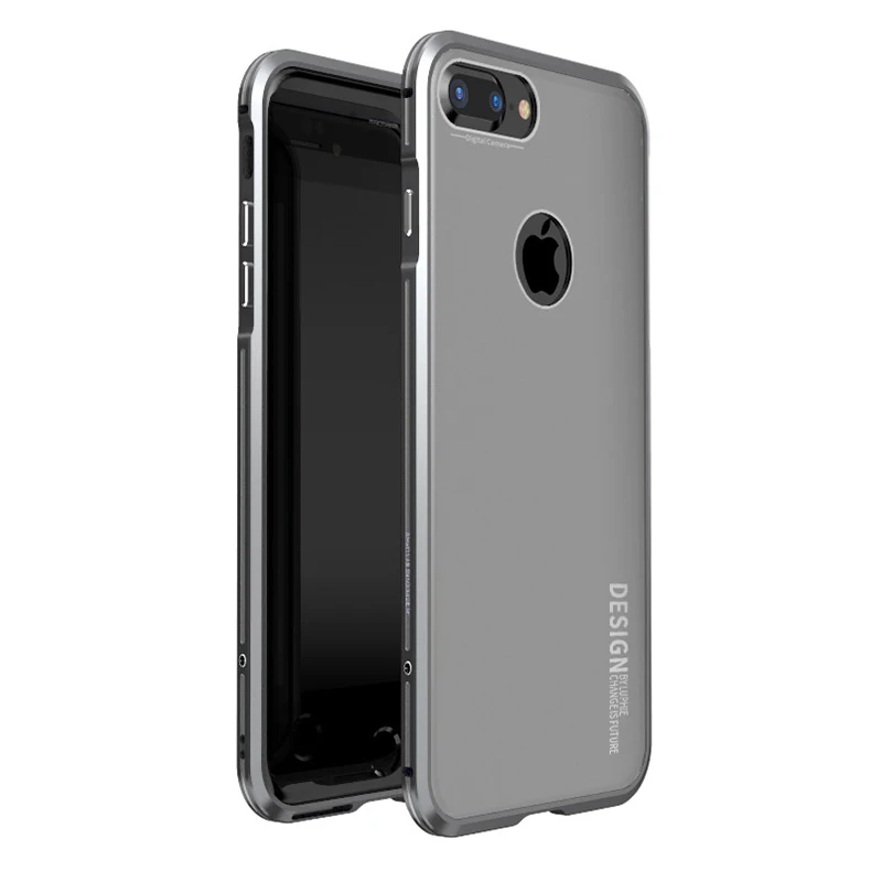 LUPHIE чехол для iPhone 8 Plus чехол Роскошный тонкий металлический алюминиевый каркас жесткий пластиковый защитный чехол для телефона iPhone 8 задняя крышка
