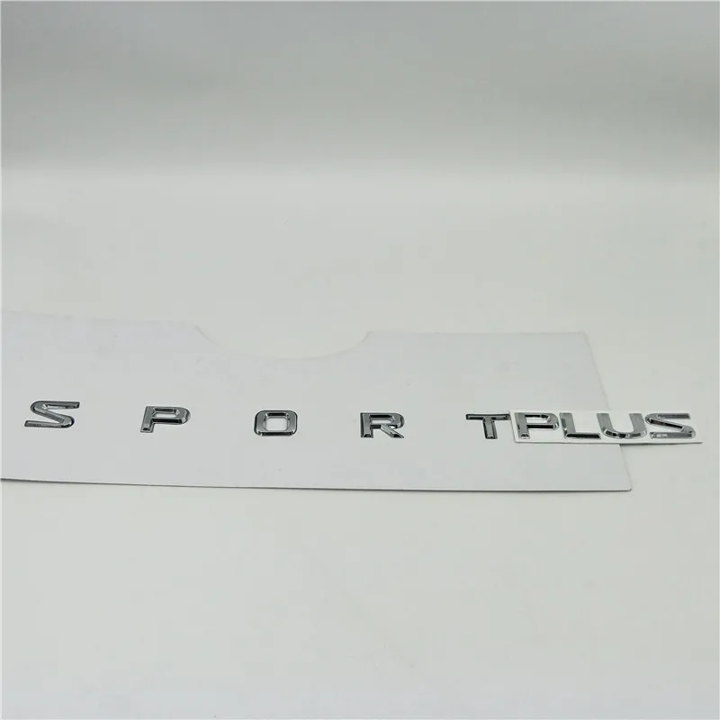 Хромированные передние и задние наклейка с эмблемой для автомобиля Sport Plus