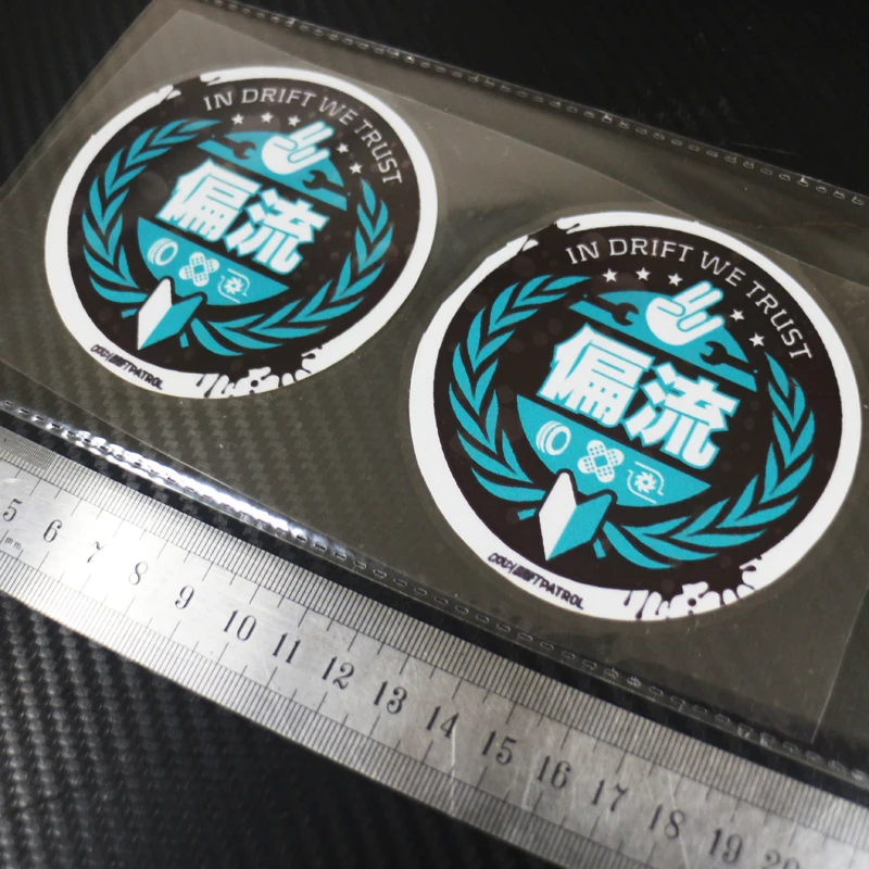 

2PCS CAR Styling Sticker Decals for jdm drifT Victory Ares Reflective sticker