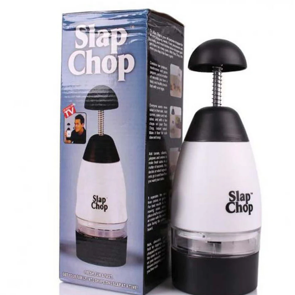 Нержавеющая Сталь Ручной пресс для чеснока дробилка соковыжималка Slap Chop еда измельчитель лук резак овощи фрукты имбирь чеснок дробилка - Цвет: Slap Chop YS221