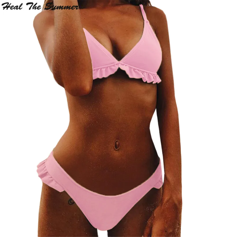 Исцелить Лето 2018 Новый Для женщин купальники бикини комплект купальник сплошной