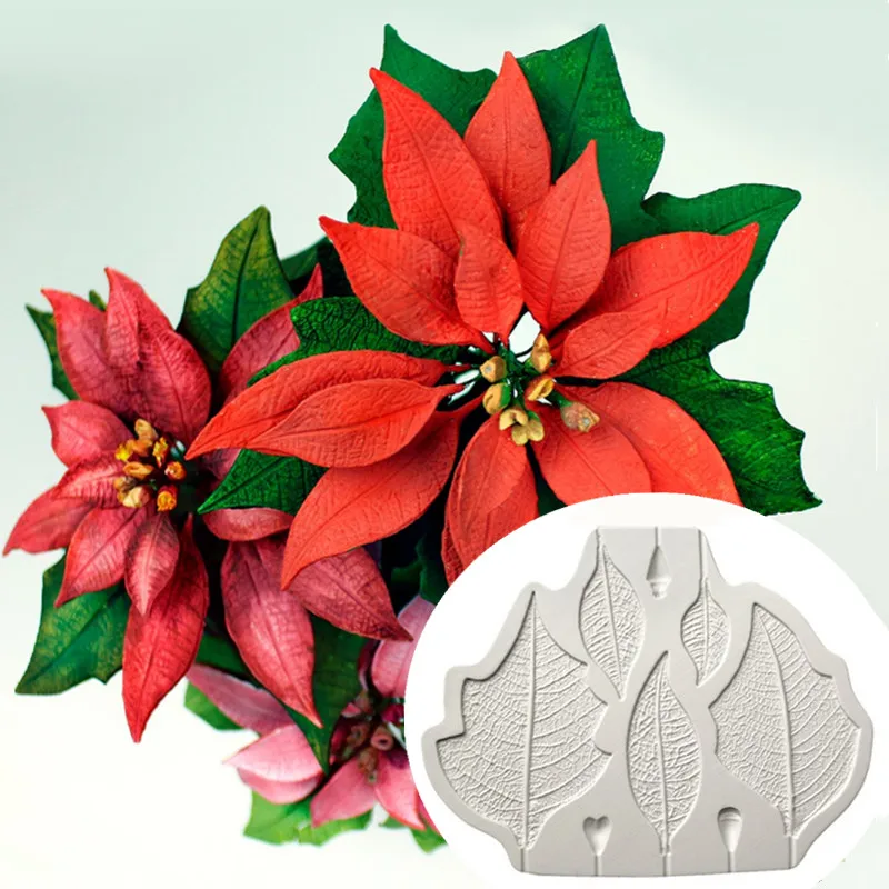 Aouke Лист Лепесток серии силиконовая форма «сделай сам» Fondant(сахарная) форма для торта шоколада форма для помадки выпечки Посуда Q034