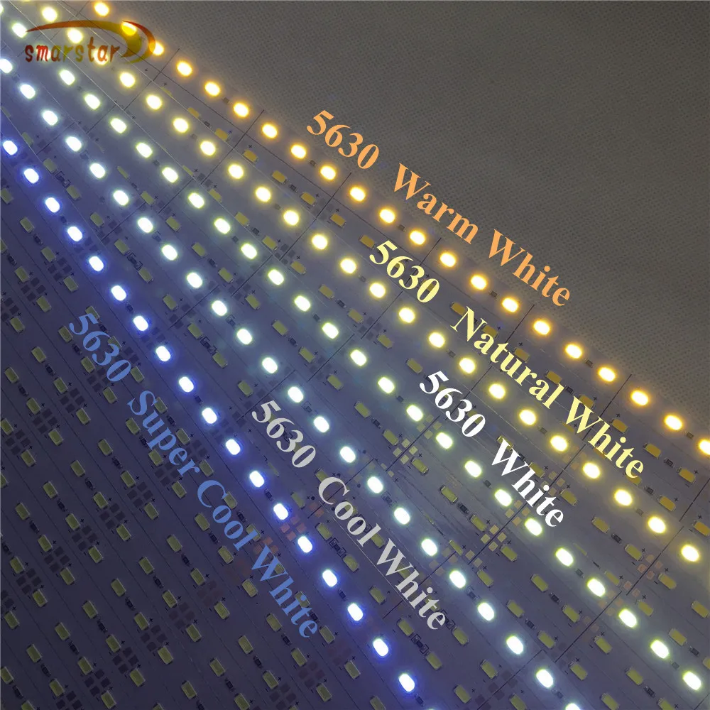 Smarstar Высокая яркость DC 12 V 0 5 m 5630 Led бар свет Жесткая светодиодная лента освещение