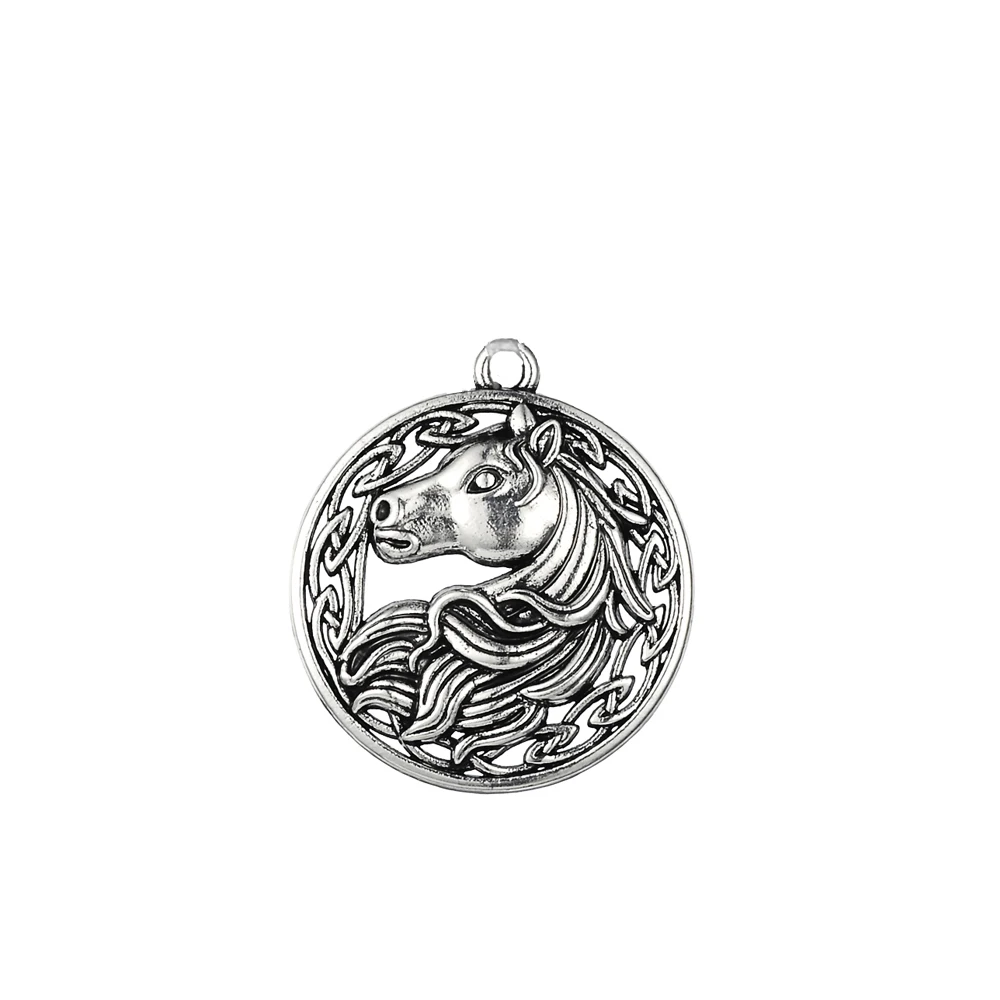 Давапара Ирландский Узел животное амулет лошадь браслет Мужчины тибетские