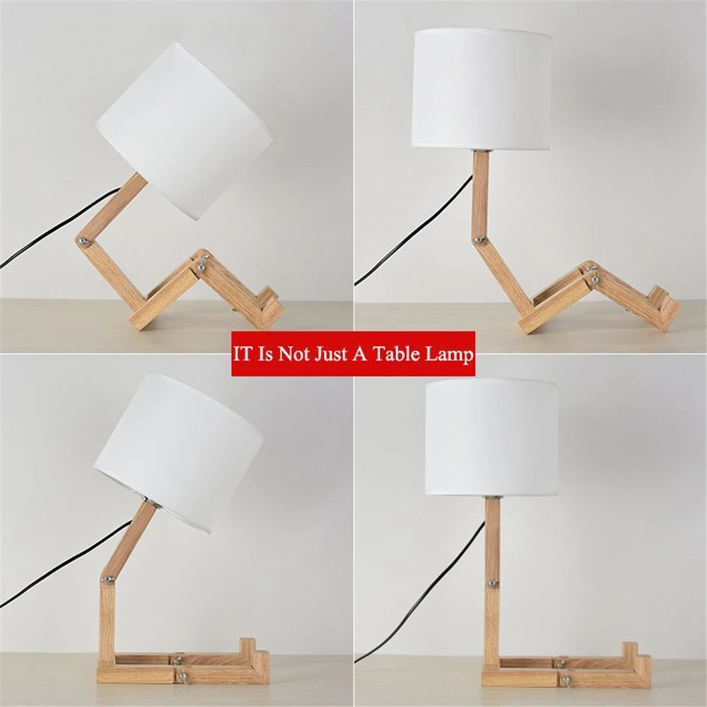 Современный стол в стиле минимализм лампа с американской розеткой 220 В