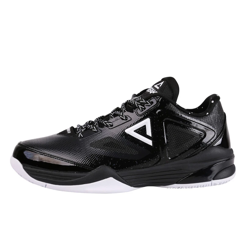 Black Пиковая Баскетбольная обувь TONY PARKER IV, мужские баскетбольные кроссовки, уличные спортивные кроссовки, амортизирующая дышащая обувь для мужчин E61323A - Цвет: Black