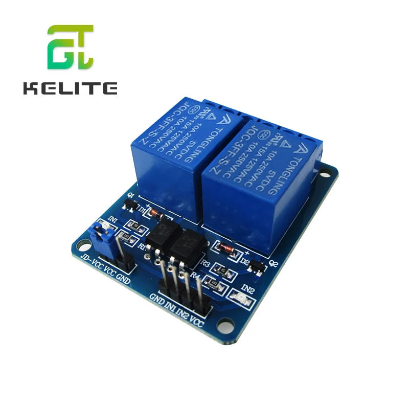 1 шт./лот 5 в 2-канальный релейный модуль Shield ARM PIC AVR DSP электронный 2-канальный релейный модуль Новый