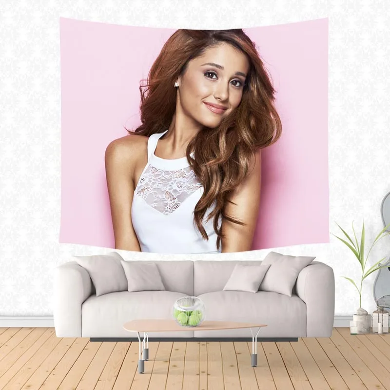 Настенный декоративный гобелен с принтом Ariana Grande пляжный коврик песчаный плед