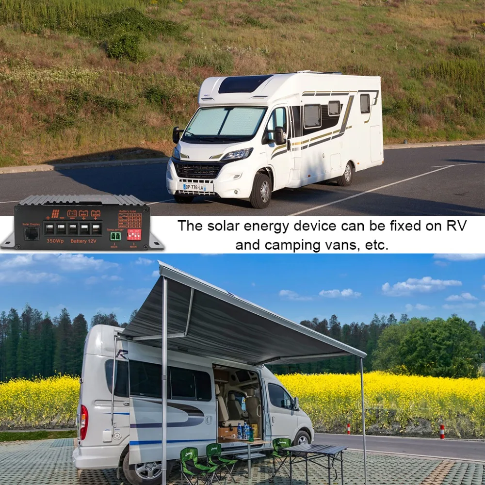 OLYS 20A 12V APP MPPT Контроллер заряда солнечных батарей умная солнечная батарея для RV