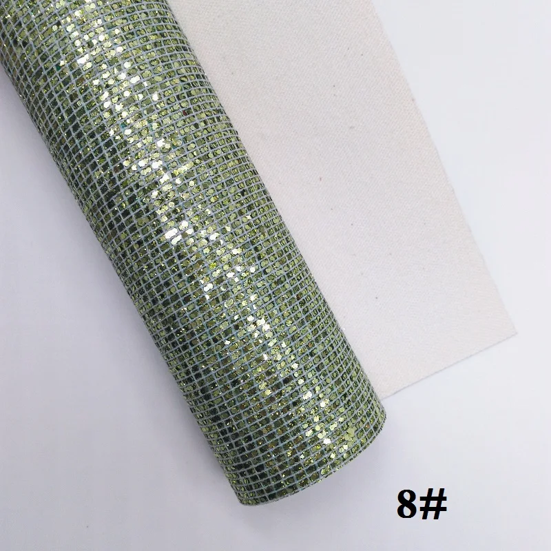 8 Glitterwishcome 21X29 см A4 размер винил для бантов сетка блестящая кожа Fabirc искусственная кожа листы для бантов, GM343A - Цвет: 8