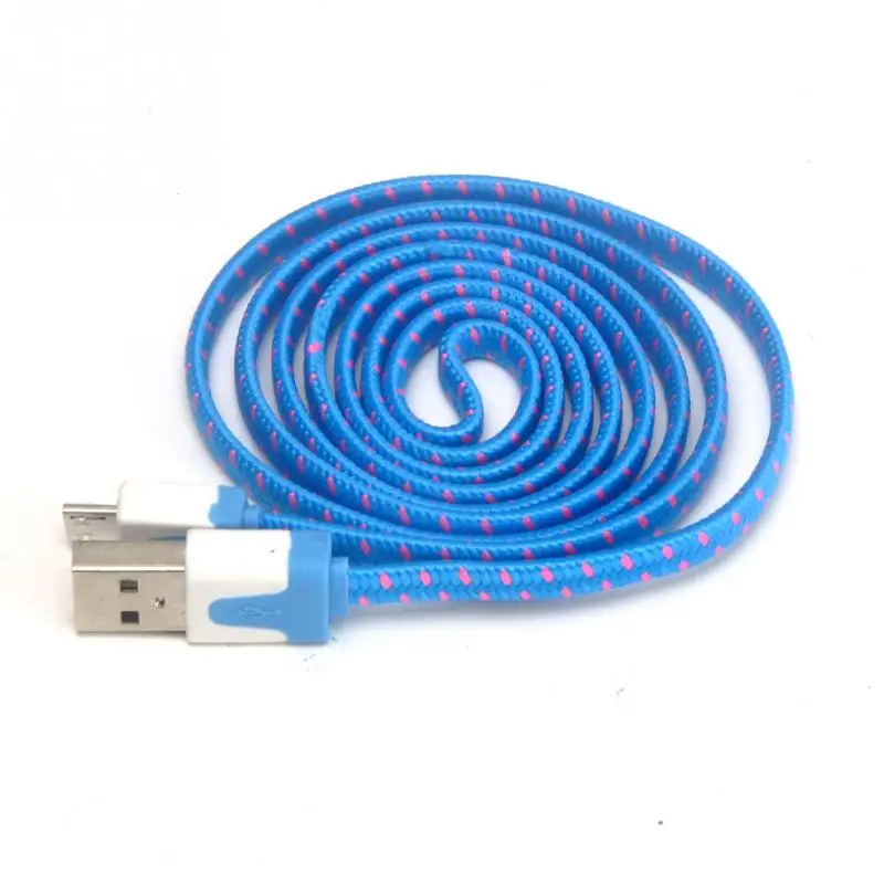 1 м/2 м/3 м Электронный Дата кабель V8 Соединитель 3 фута веревка Micro USB зарядный кабель синхронизации данных для сотового телефона плоский провод линии кабели