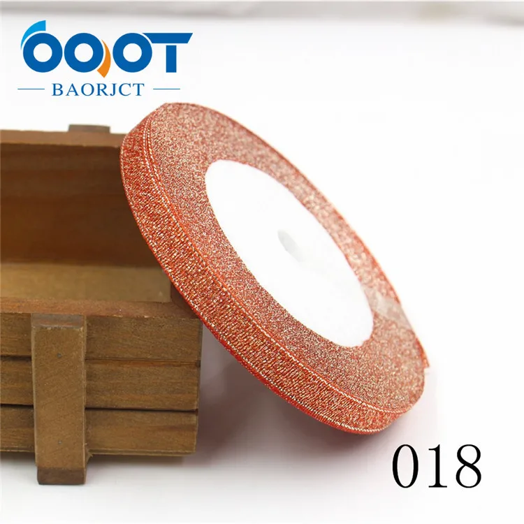 OOOT BAORJCT 1710187,10 мм 34 Цвета на выбор 25 ярдов Зеленый лук ленты, свадебное платье ленты, подарочная упаковка, DIY ручной материал - Цвет: 018