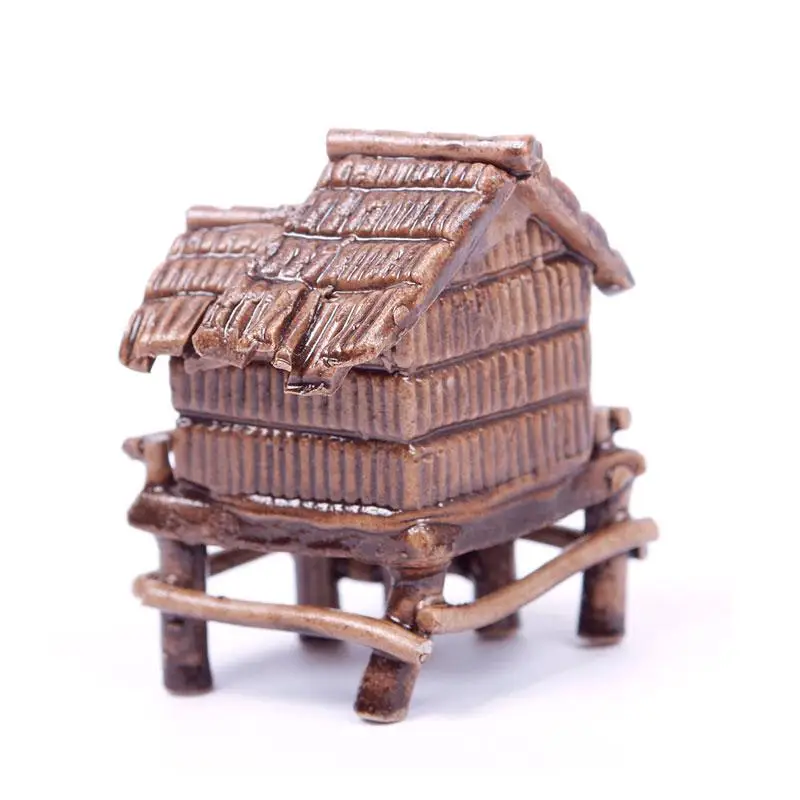 Искусственное мини украшение Керамическая форма дома аквариумное декор для