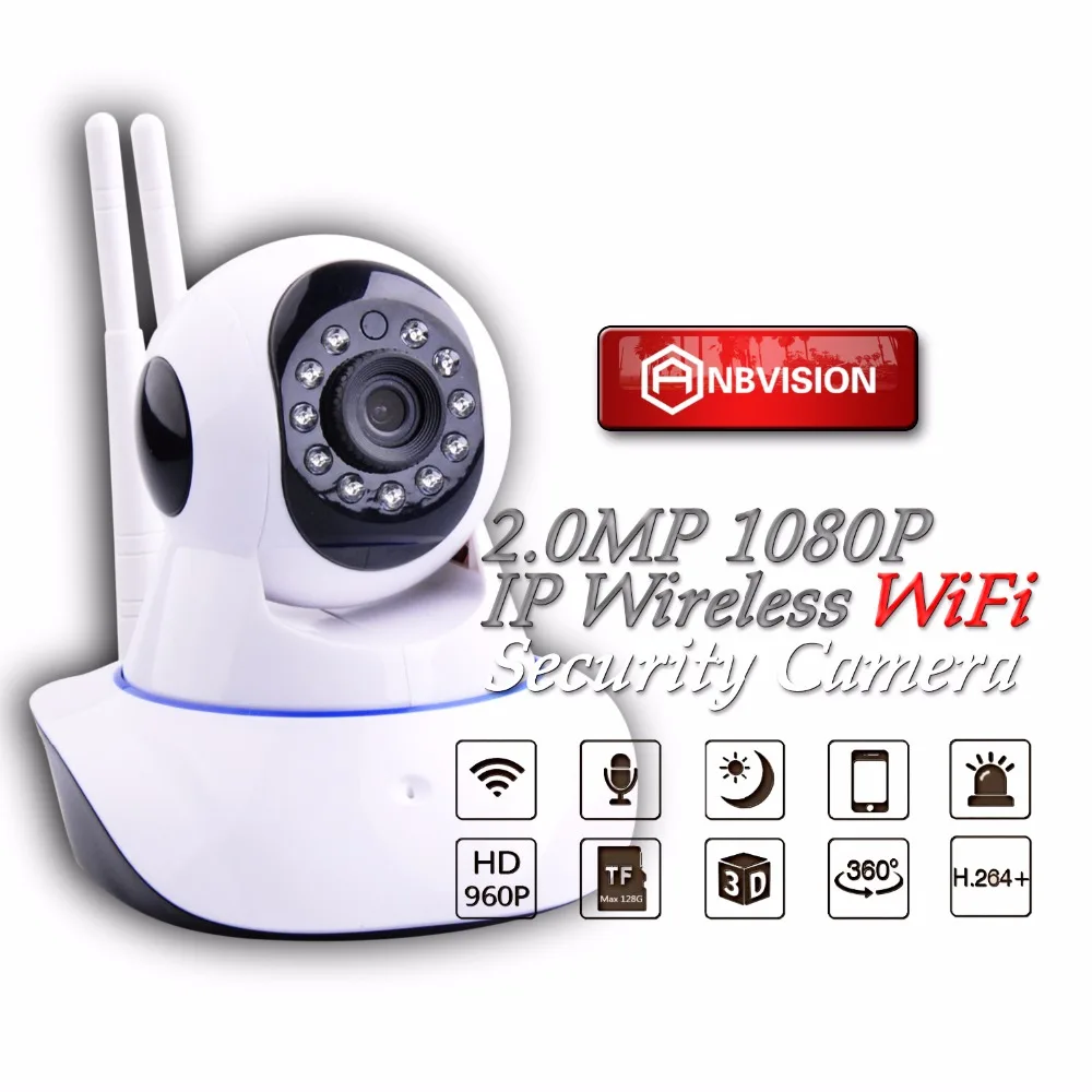 Anbvision 1080/960 P беспроводная домашняя ip камера видеонаблюдения Wifi ночного видения CCTV