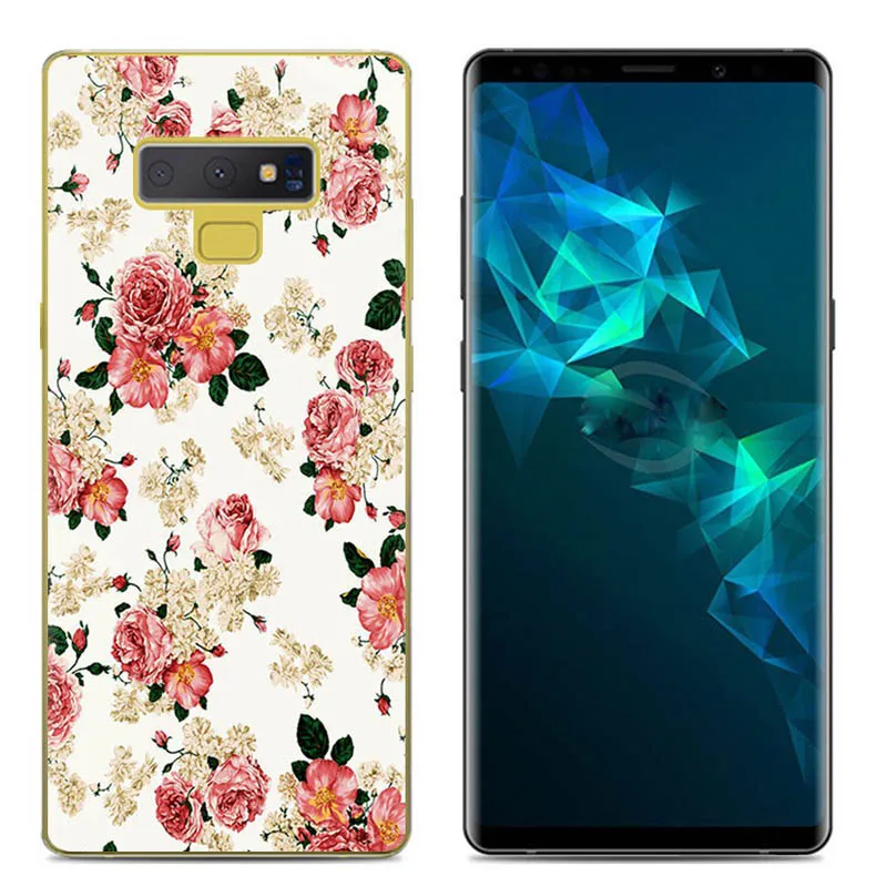 Чехол для samsung galaxy Note 9 из ТПУ с мультяшным принтом чехол мобильного телефона Galaxy |
